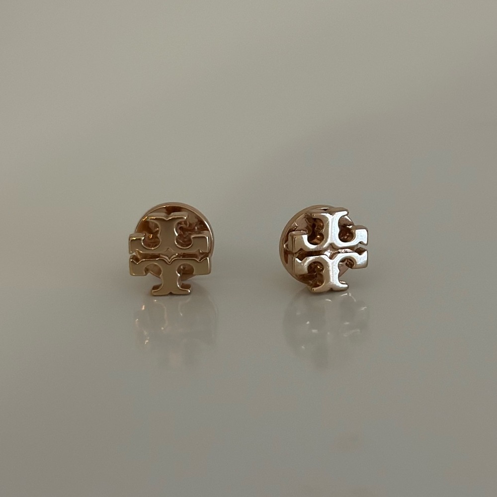 Tory Burch Rose Gold Studs